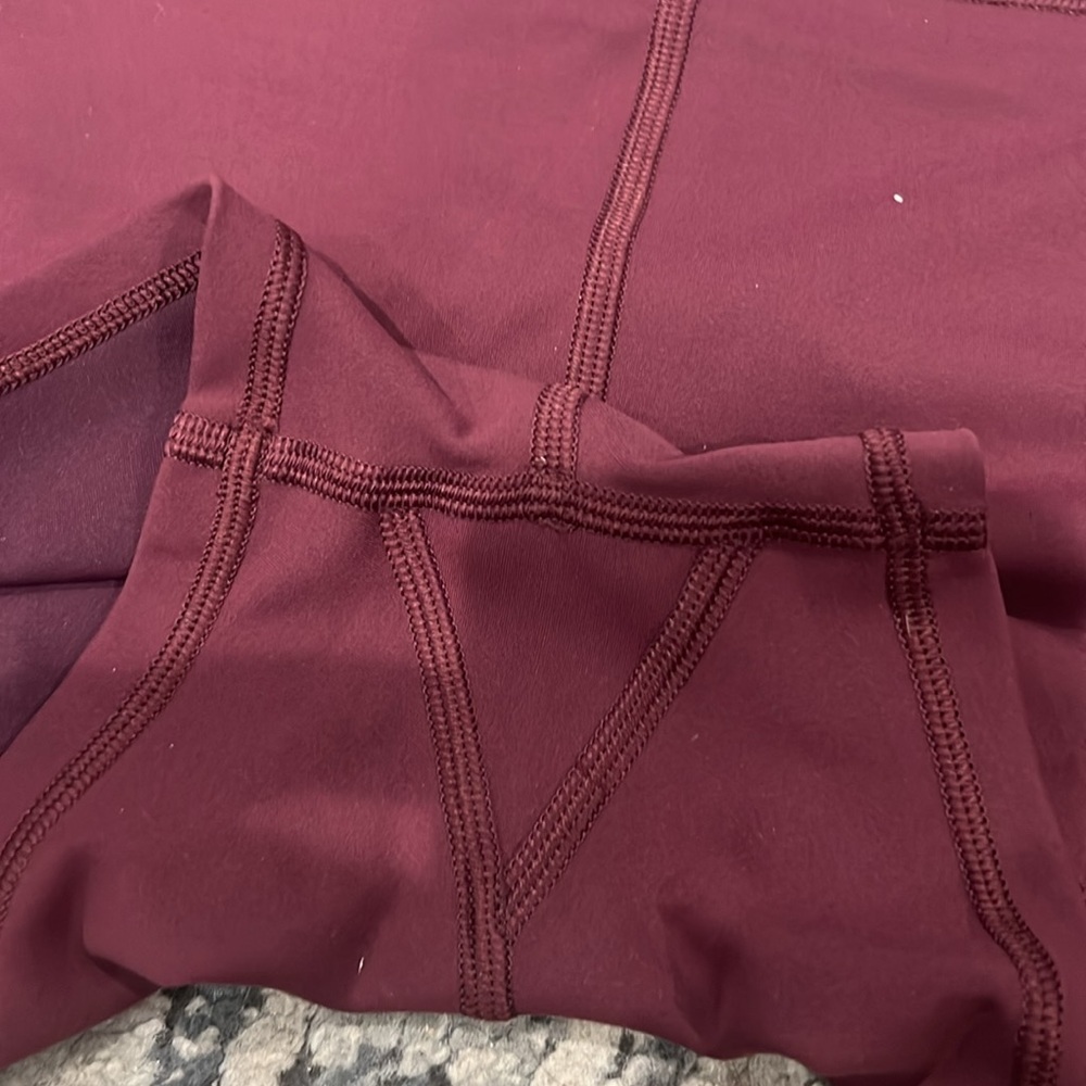 lululemon athletica high rise Maroon Athletic Shorts - Picture 7 of 7